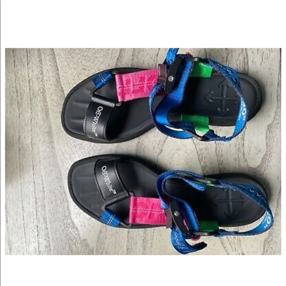 Multi color off white micro trek sandals - Picture 2 of 8